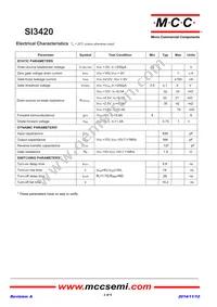 SI3420-TP Datasheet Page 2