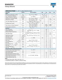 SI3424CDV-T1-GE3 Datasheet Page 2