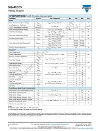 SI3442CDV-T1-GE3 Datasheet Page 2