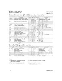 SI3443DVTRPBF Datasheet Page 2