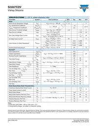 SI3447CDV-T1-GE3 Datasheet Page 2
