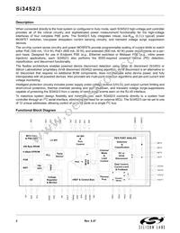 SI3452-B01-IM Datasheet Page 2