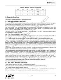 SI3452-B01-IM Datasheet Page 17