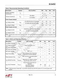 SI3452D-B02-GMR Datasheet Page 5