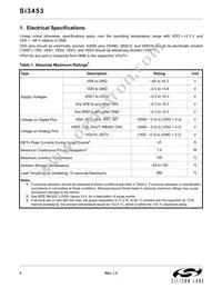 SI3453C-B02-GMR Datasheet Page 4