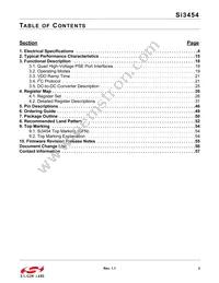 SI3454-B01-IMR Datasheet Page 3