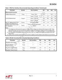 SI3454-B01-IMR Datasheet Page 7