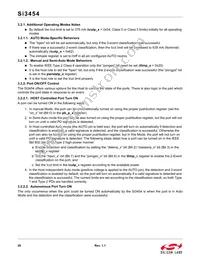 SI3454-B01-IMR Datasheet Page 20