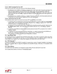 SI3454-B01-IMR Datasheet Page 21