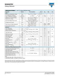 SI3454CDV-T1-GE3 Datasheet Page 2