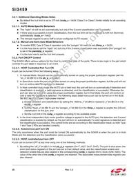 SI3459-B02-IMR Datasheet Page 20