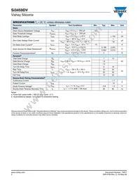 SI3459DV-T1-E3 Datasheet Page 2