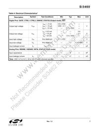 SI3460-E02-GM Datasheet Page 7