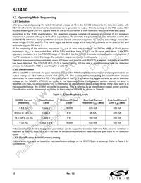 SI3460-E02-GM Datasheet Page 12