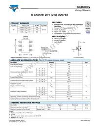 SI3460DDV-T1-GE3 Datasheet Cover