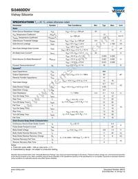 SI3460DDV-T1-GE3 Datasheet Page 2