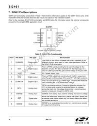 SI3461-E02-GM Datasheet Page 16