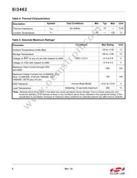 SI3462-E01-GM Datasheet Page 8