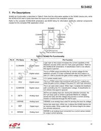 SI3462-E01-GM Datasheet Page 17