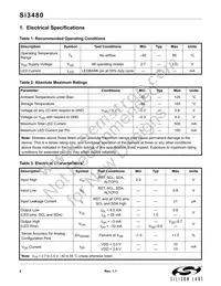 SI3480-A01-GM Datasheet Page 4