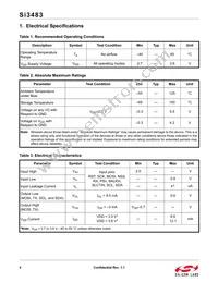 SI3483-A02-GM Datasheet Page 4