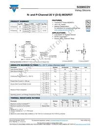 SI3585CDV-T1-GE3 Datasheet Cover