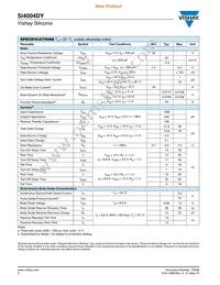 SI4004DY-T1-GE3 Datasheet Page 2