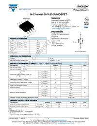 SI4062DY-T1-GE3 Datasheet Cover