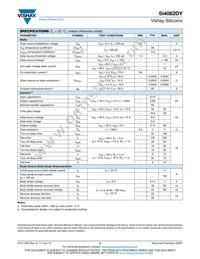 SI4062DY-T1-GE3 Datasheet Page 2