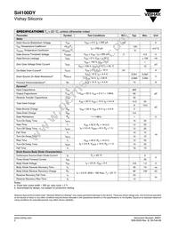 SI4100DY-T1-GE3 Datasheet Page 2