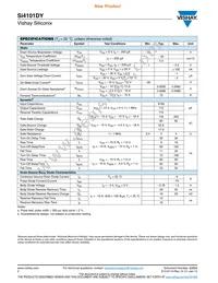 SI4101DY-T1-GE3 Datasheet Page 2