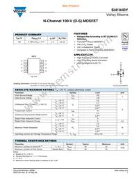 SI4104DY-T1-E3 Datasheet Cover