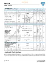SI4114DY-T1-E3 Datasheet Page 2