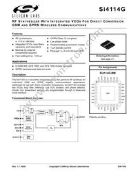 SI4114G-B-GM Cover