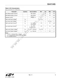 SI4114G-B-GM Datasheet Page 5
