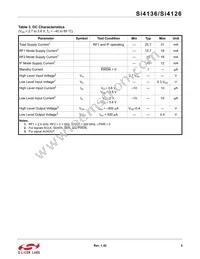 SI4126-F-BMR Datasheet Page 5