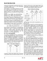 SI4126-F-BMR Datasheet Page 18