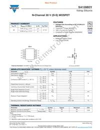 SI4128BDY-T1-GE3 Datasheet Cover
