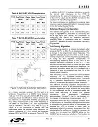 SI4133-BT Datasheet Page 17