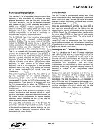 SI4133GX2-BM Datasheet Page 15