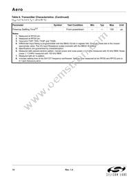 SI4133T-GM Datasheet Page 14