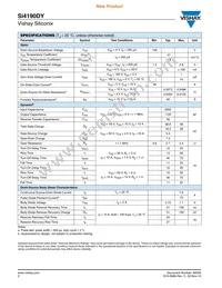 SI4190DY-T1-GE3 Datasheet Page 2