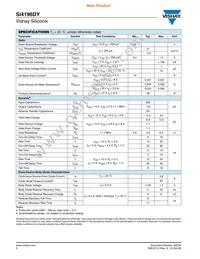 SI4196DY-T1-E3 Datasheet Page 2