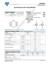 SI4202DY-T1-GE3 Datasheet Cover