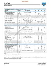 SI4210DY-T1-GE3 Datasheet Page 2