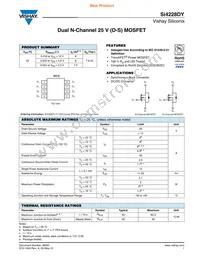 SI4228DY-T1-GE3 Datasheet Cover