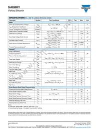 SI4286DY-T1-GE3 Datasheet Page 2
