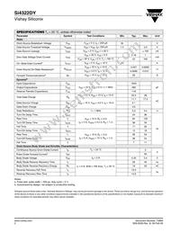 SI4322DY-T1-GE3 Datasheet Page 2