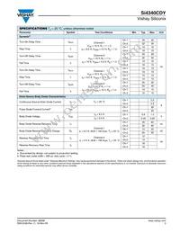 SI4340CDY-T1-E3 Datasheet Page 3