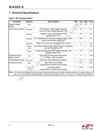 SI4362-C2A-GM Datasheet Page 4